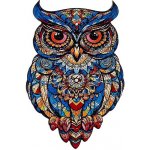 Kruzzel Dřevěné Sova 177 dílků – Zboží Dáma