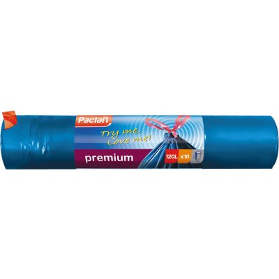 Paclan Premium stahovací 120 l 39µm 10ks – Sleviste.cz