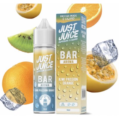 Just Juice Bar Range Shake & Vape Kiwi Passion Orange 10 ml – Sleviste.cz
