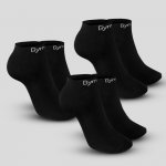 GymBeam ponožky Ankle Socks 3Pack Black – Zboží Mobilmania