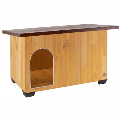 Ferplast Baita 120 dřevěná bouda pro psy 140 x 85,5 x 87 cm – Sleviste.cz