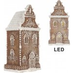 Clayre & Eef Perníkový LED domek Gingerbread Cotti - 17*15*35 cm – Hledejceny.cz