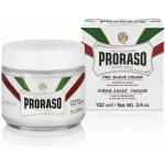 Proraso White Pre-Shave Cream krém pro snadnější oholení s mentolem, eukalyptem a glycerinem 100 ml – Hledejceny.cz