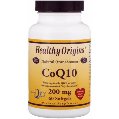 Healthy Origins Koenzym Q10 Kaneka 200 mg 60 kapslí