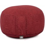 Bodhi Yoga Bodhi Maharaja Rondo meditační polštář Dark Red Špalda 32 x 20 – Zboží Dáma