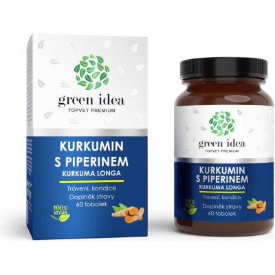 Topvet Kurkumin s piperinem bylinný extrakt 60 tablet