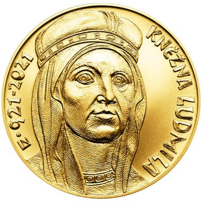Česká mincovna Zlatá mince 10000 Kč Kněžna Ludmila Standard 31,107 g – Sleviste.cz