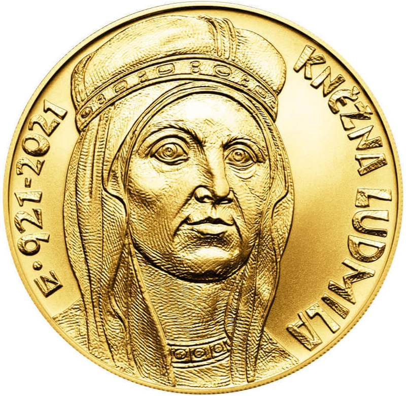 ČNB Zlatá mince 10000 Kč Kněžna Ludmila 2021 Standard 1 oz