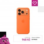Apple Silikonový kryt s MagSafe na iPhone 17 Pro oranžový MGFE4ZM/A – Sleviste.cz