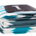 SPRINGOS Pikniková deka 200x160 cm modrá WAVES – Hledejceny.cz