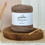 Amorino Fios Textilní špagáty Amorino Fio - Premium 36mm Chocolate – Zboží Dáma