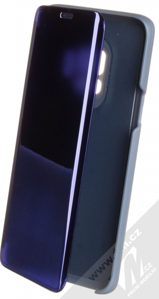 Pouzdro 1Mcz Clear View Samsung Galaxy S9 modré