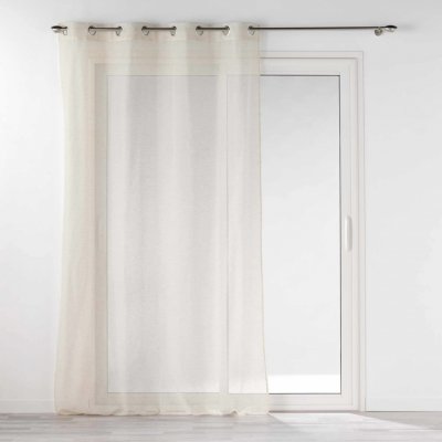 Douceur d'intérieur Záclona s oky NORINE, 140 x 240 cm béžová – Hledejceny.cz
