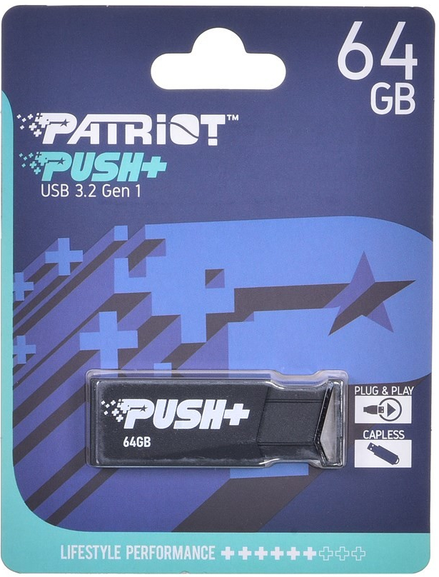 Patriot PUSH+ 64GB PSF64GPSHB32U od 232 Kč - Heureka.cz