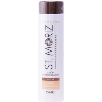 St. Moriz Self Tanning samoopalovací mléko odstín Medium (With Olive Milk and Vitamin E) 250 ml