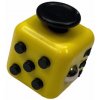 Fidget spinner Antistresová kostka Fidget Cube žlutočerná