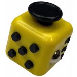 Antistresová kostka Fidget Cube žlutočerná – Zboží Dáma