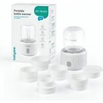 BabyOno Přenosný ohřívač a sterilizátor lahví s LED displejem bílý – Hledejceny.cz