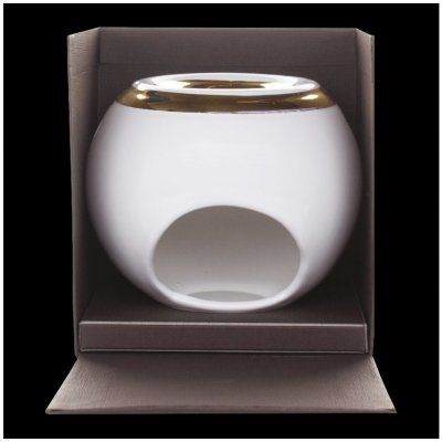 Chiara Firenze aroma lampa na čajovou svíčku DIFFONDI-AMO bílá – Zboží Dáma