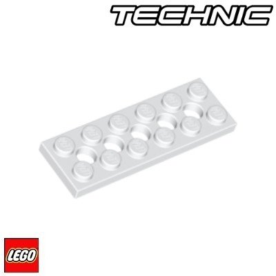 LEGO® TECHNIC PODLOŽKA 2x6 Bílá – Zbozi.Blesk.cz