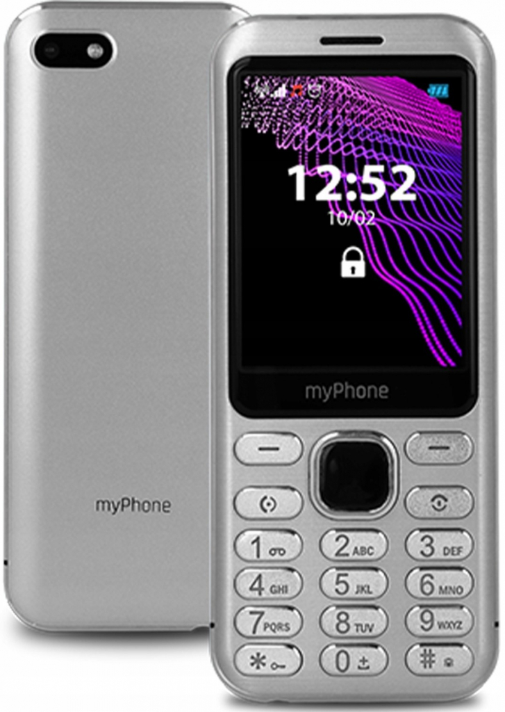 Téléphone myPhone Maestro 2, Design Ultra Slim avec Interface Simplifié -  Noir - Français