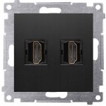 Simon 54 DGHDMI2 černá mat – Zboží Mobilmania