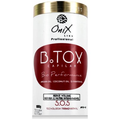 Onix Liss Profissional Botox Capilar Bio Performance Oplachová péče 1000 g – Hledejceny.cz