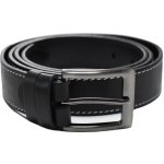 Kožený opasek s bílým prošiváním – Hledejceny.cz