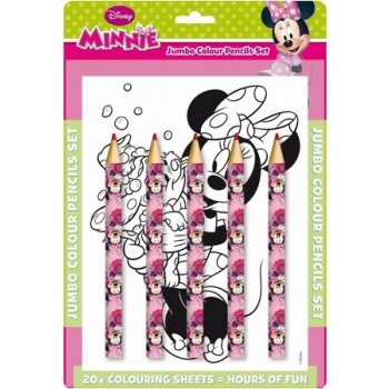 Minnie Maxi pastelky omalovánky