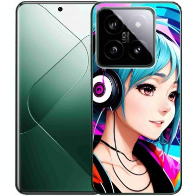 mmCase Gelové Xiaomi 14 Pro - dívka se sluchátky – Zboží Mobilmania