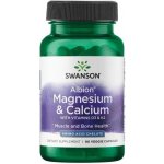 Swanson Albion Magnesium & Calcium with Vitamins D3 & K2 90 kapslí – Hledejceny.cz
