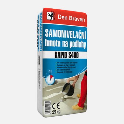 Samonivelační stěrka Den Braven Rapid S400 (25 kg) – Zboží Mobilmania