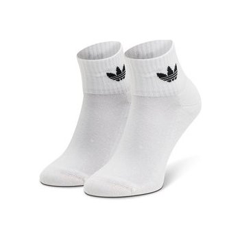 adidas Mid-Cut Crew pánské ponožky 3 páry Originals Bílá