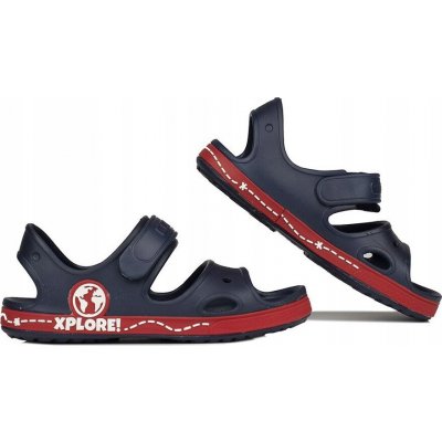 Coqui YOGI modrá,červená dětské sandály – Zboží Dáma