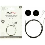 KnitPro lanko otočné černé 94cm (celková délka 120cm) – Zboží Mobilmania