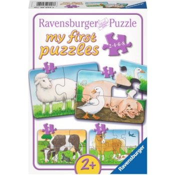 Ravensburger Zvířata na statku 2/4/6/8 dílků