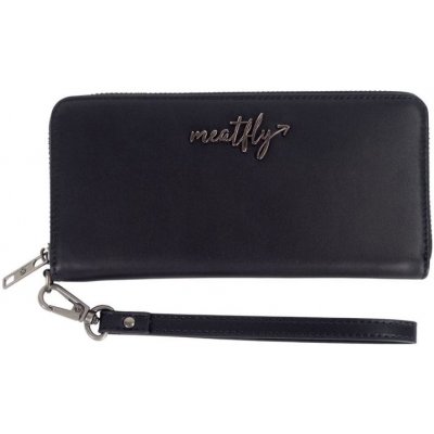 dámská Meatfly Leila Premium Leather Wallet 23/24 Black – Zboží Mobilmania