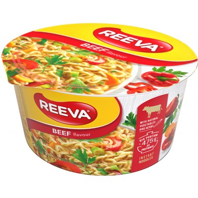 Reeva Instantní polévka v misce Hovězí 75 g