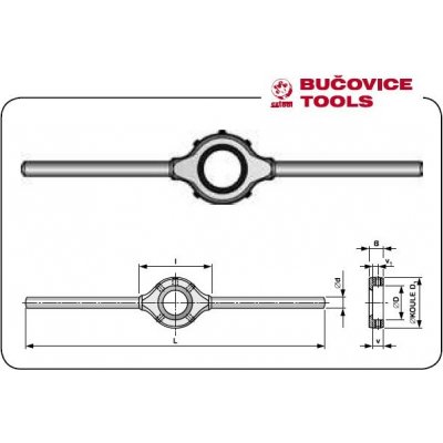 Vratidlo na závitová očka Bučovice - průměr 45mm/délka400mm – Hledejceny.cz