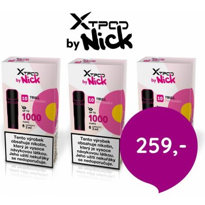 X TPOD by Nick Tbull 20 mg 3 ks – Hledejceny.cz