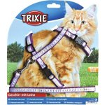 Trixie postroj pro kočku s vodítkem XL fialový 34 - 57 cm 13 mm – Hledejceny.cz
