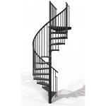 Minka STAIRS Kovové točité schodiště Rondo Smart černé pr. 160 cm – Hledejceny.cz