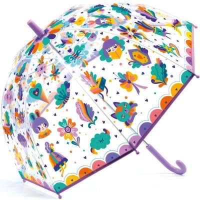 Djeco duha deštník holový průhledný – Zboží Mobilmania