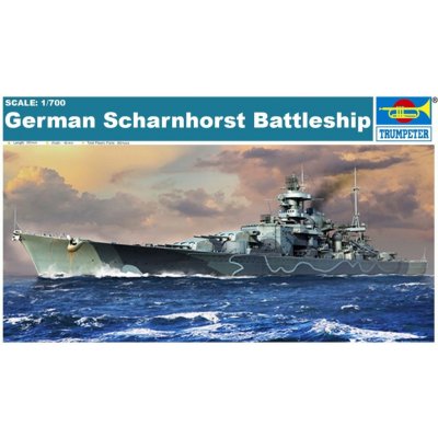 Trumpeter German Scharnhorst Battleship WATERLINE SERIES 1:700