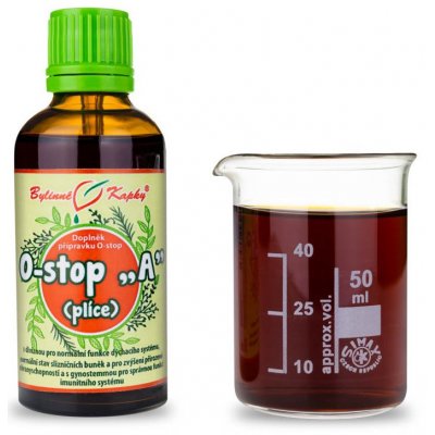 Bylinné kapky O-stop "A" plíce 50 ml – Hledejceny.cz
