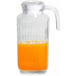 Džbán NA NÁPOJE vodu šťávu limonádu skleněný víko úzký do lednice 1,8L – Zbozi.Blesk.cz