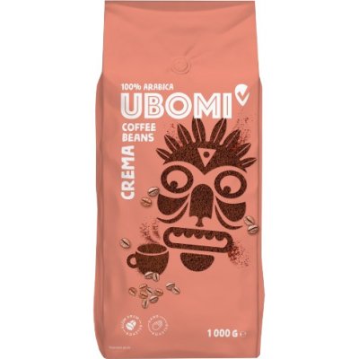 UBOMI Caffe Crema 100% Arabica káva 1 kg – Zbozi.Blesk.cz