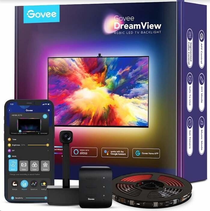 Govee DreamView T1 TV 75-85" SMART LED TV pásek od 3 590 Kč - Heureka.cz