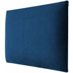 Čalouněný nástěnný panel Fllow Velvet / 60 x 30 cm / 100% polyester / MDF / polyuretanová pěna / modrá – Zbozi.Blesk.cz