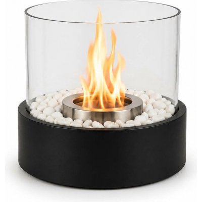Real Garden Stolní biokrb na bioethanol s dekorativními kameny – Zboží Mobilmania